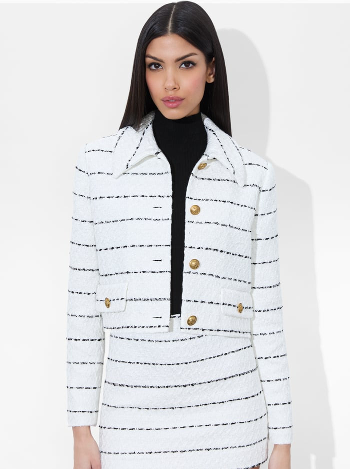 DENYSON BOXY JACKET | Alice + Olivia