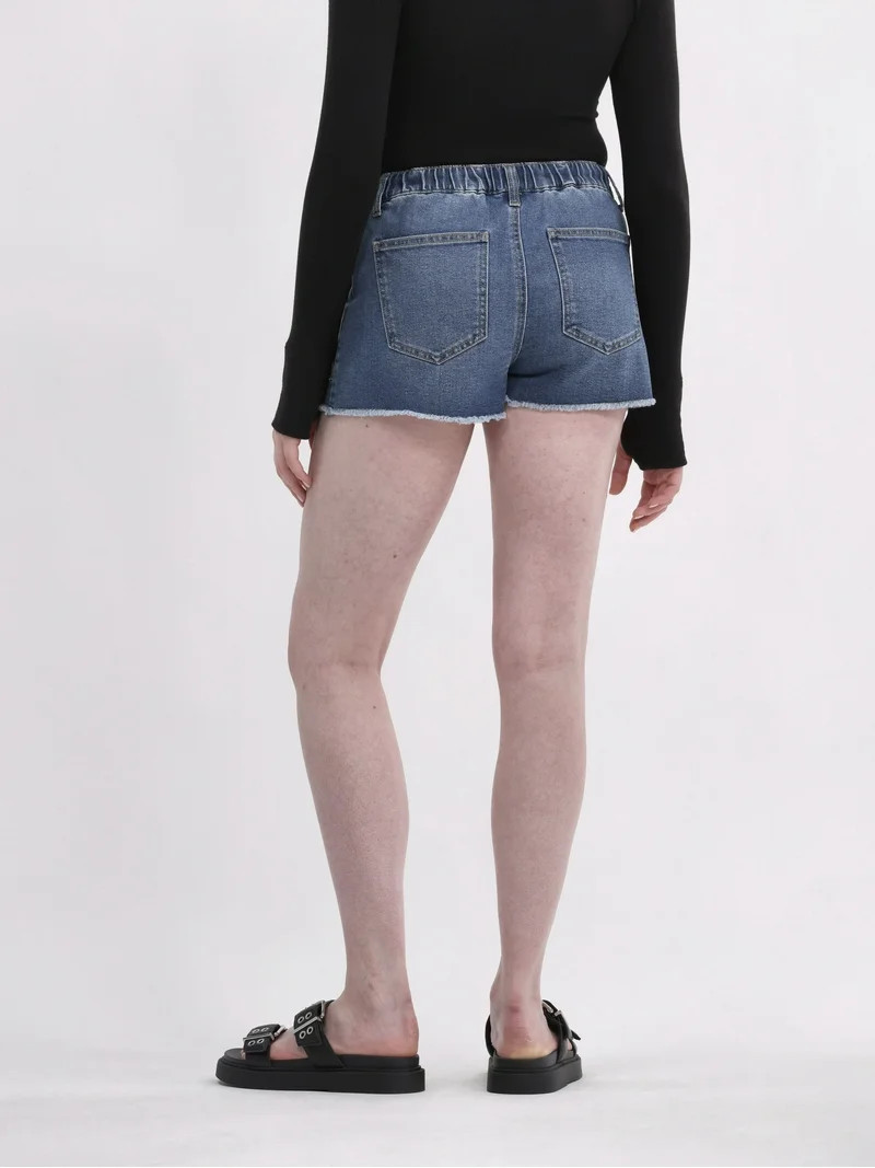 No Boundaries Drawstring Utility Shorts with Porkchop Pockets, 2" Inseam, Women's | Walmart (US)