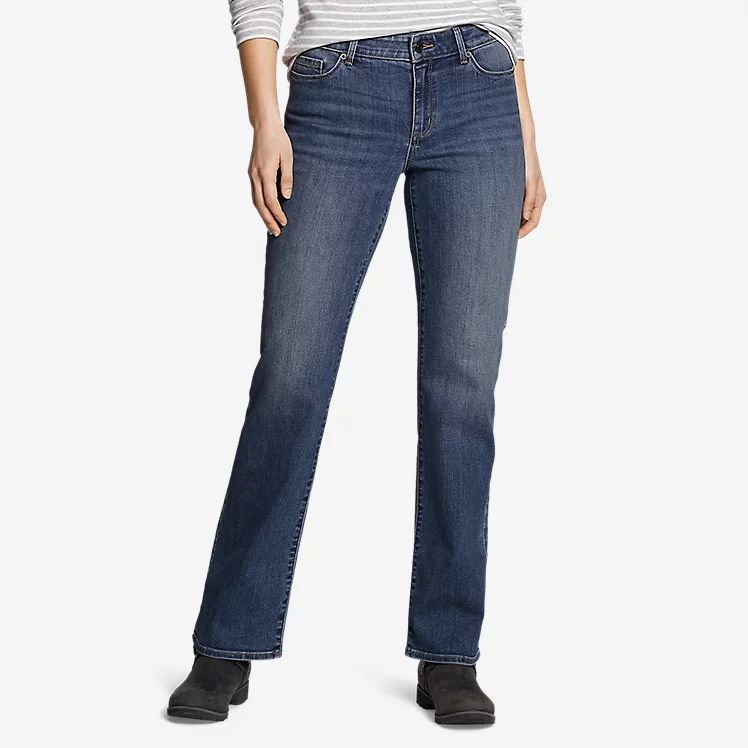 Voyager High-Rise Boot-Cut Jeans - Curvy | Eddie Bauer, LLC