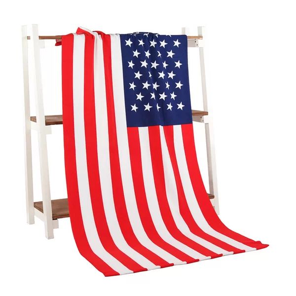 Delphine US Flag Beach Towel | Wayfair North America