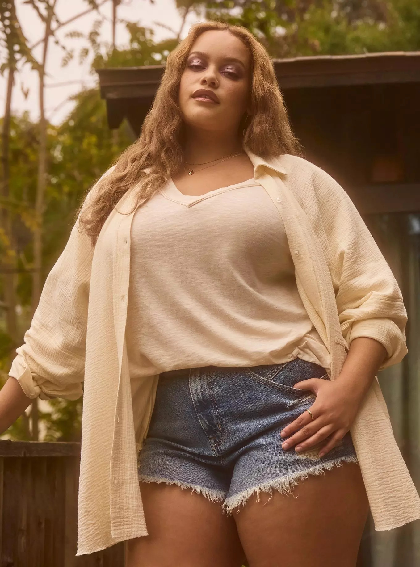 Festi 3'' Ultra High-Rise Cheeky Denim Short | Torrid (US & Canada)