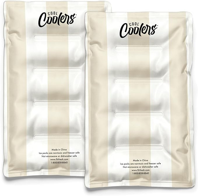 Cool Coolers Reusable XL Soft Ice Packs for Coolers, Long-Lasting Lunch Box Ice Pack, High Perfor... | Amazon (US)