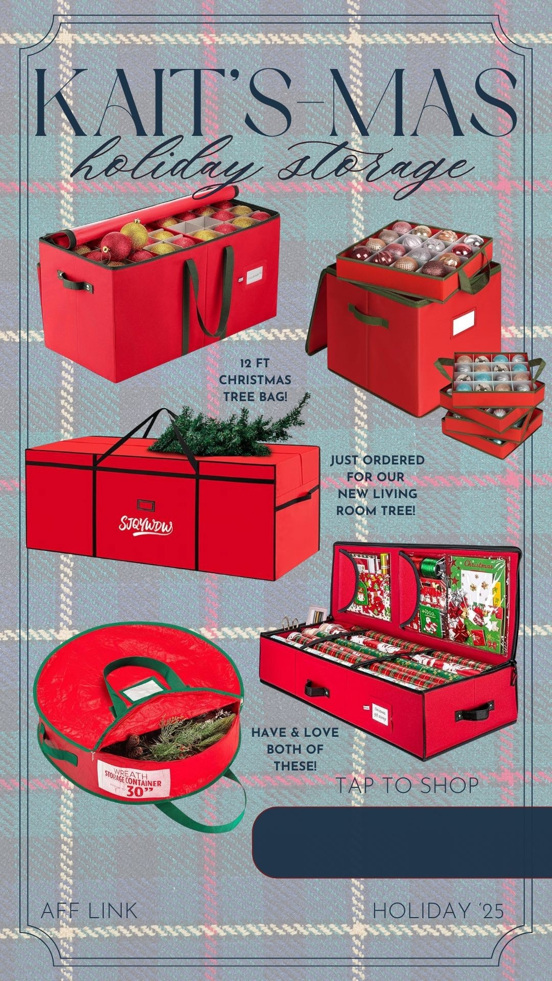 If you too are taking down your Christmas decor this week, linking some of our favorite Amazon storage to keep everything organized season to season! 

#LTKHome #LTKHoliday #LTKSeasonal