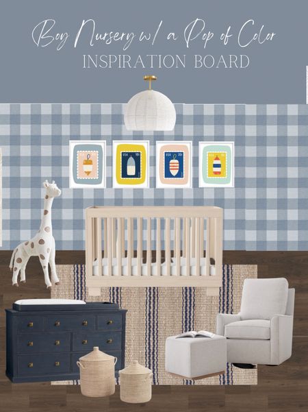 I was asked to share a boy’s nursery with a little bit of color.  This is a bit out of my typical aesthetic but I have to admit that it’s one of my favorite inspiration boards. 

#boyroom #boybedroom

#LTKkids #LTKhome #LTKfamily