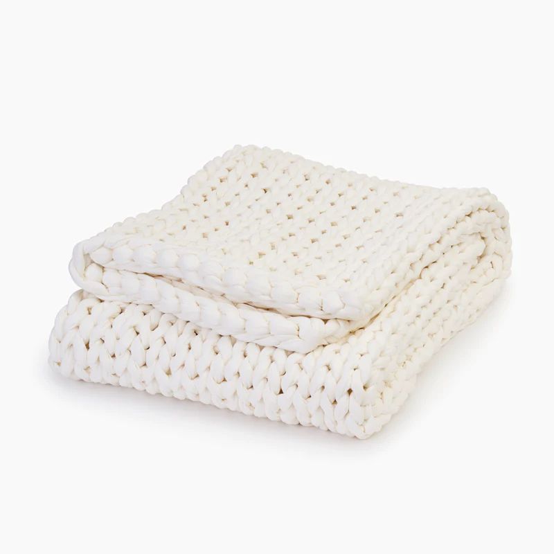 Knitted Weighted Blanket made Of Organic Cotton - Cotton Napper | Bearaby US