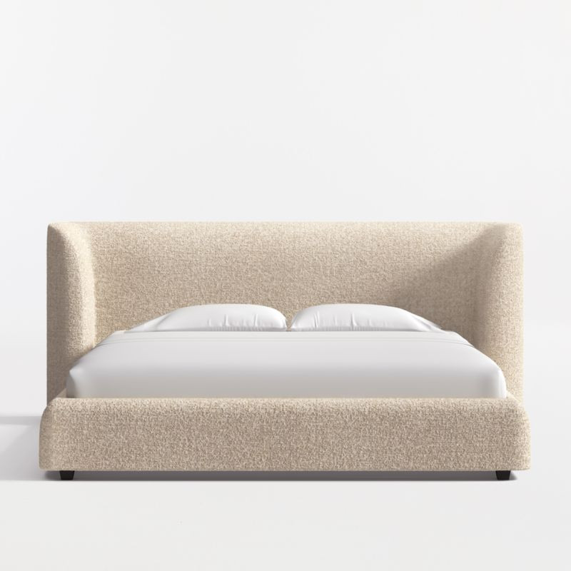 Contour Upholstered King Bed | Crate & Barrel