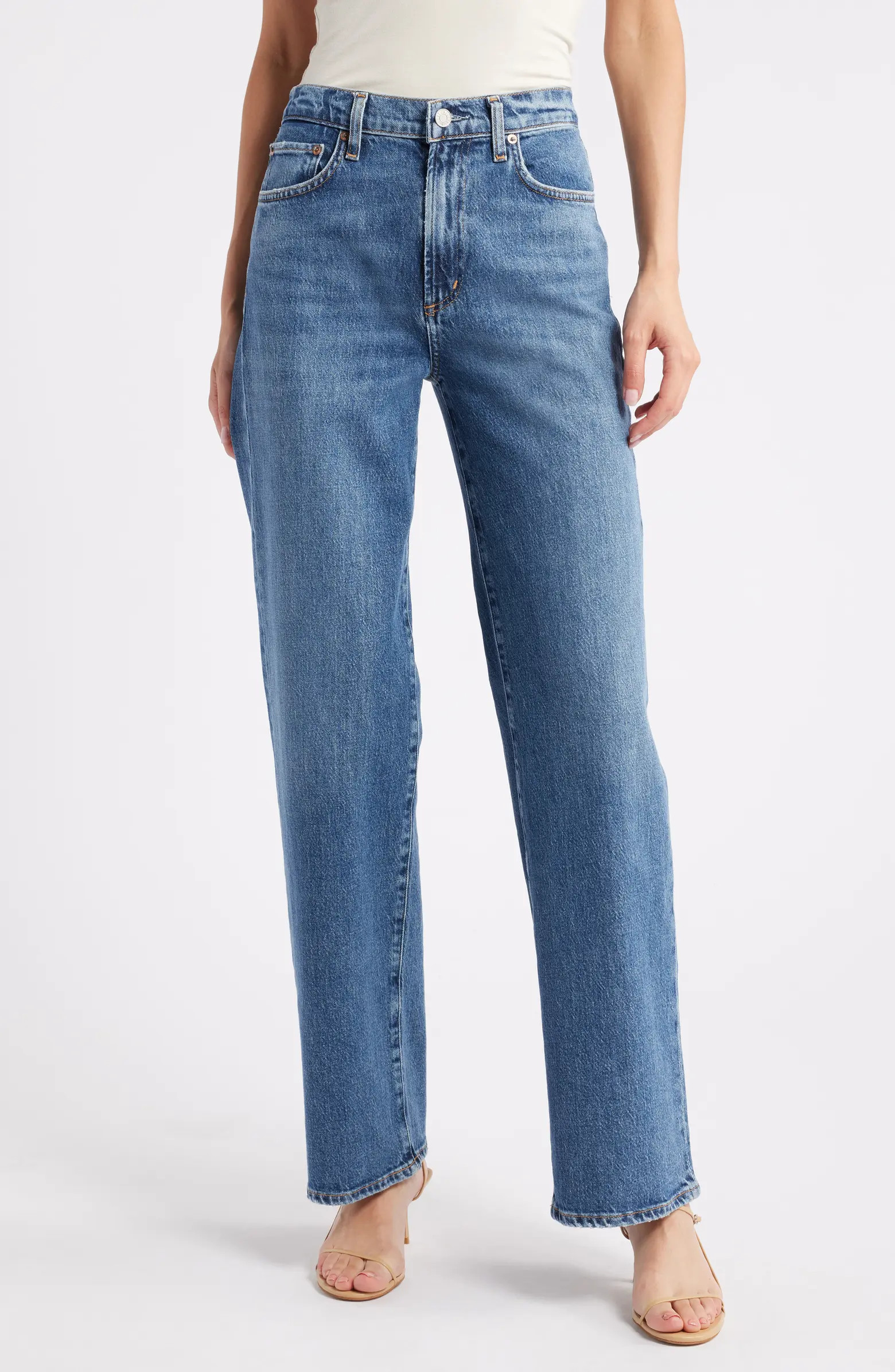 AGOLDE Harper Ankle Relaxed Straight Leg Jeans | Nordstrom | Nordstrom