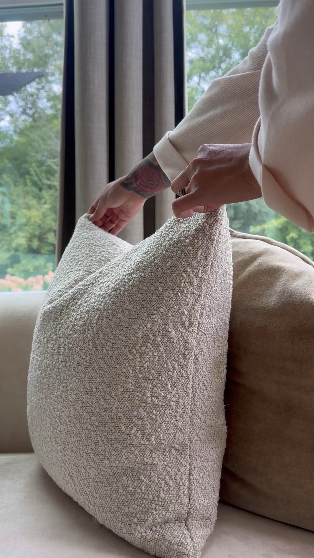 favorite pillows. always remember to size up on your inserts for a fuller look

#LTKhome #LTKSeasonal #LTKHalloween