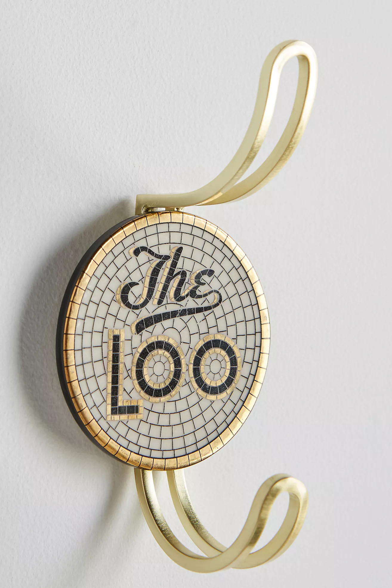 The Bistro Tile Stoneware Hook | Anthropologie (US)