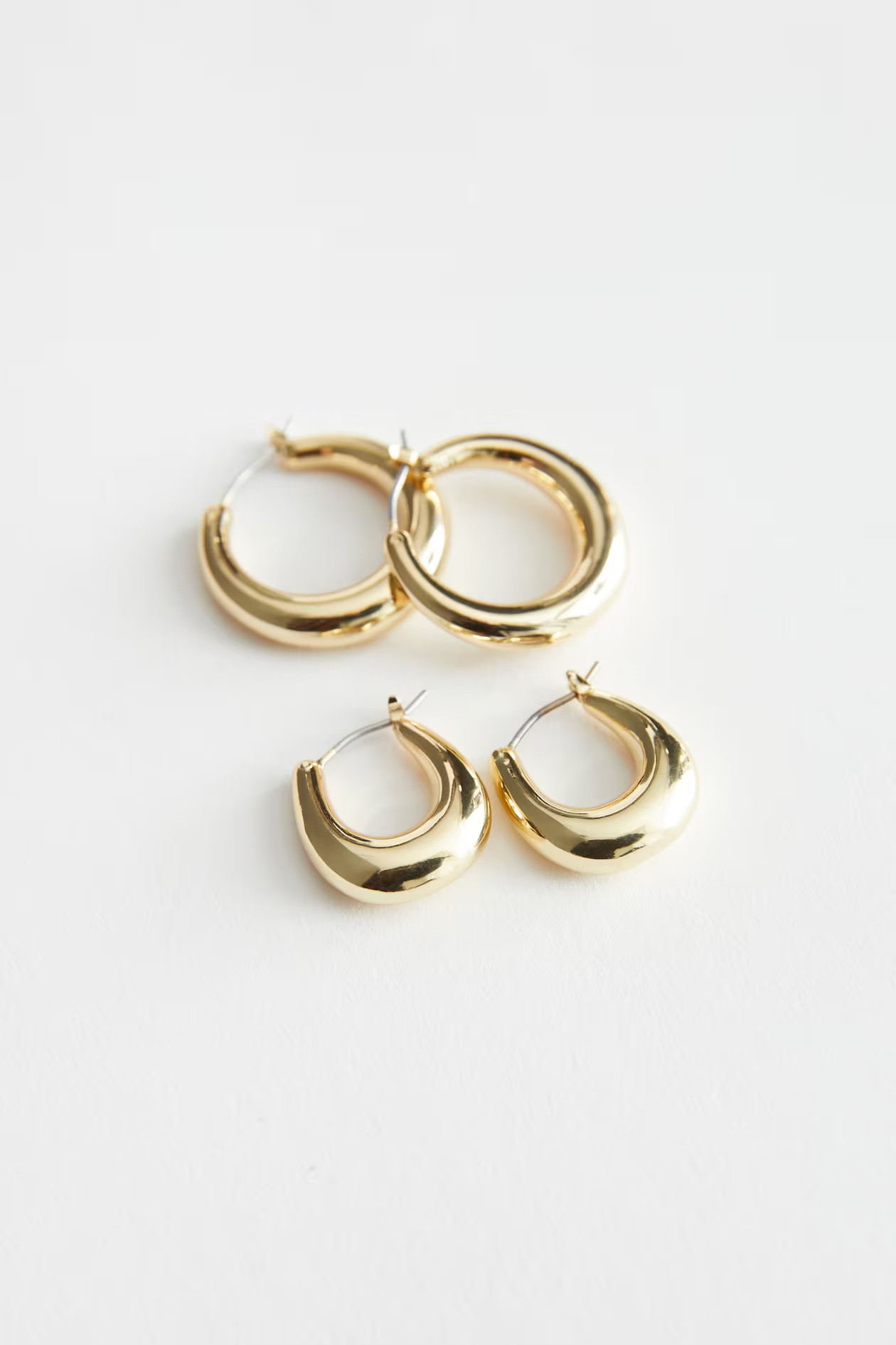 CHUNKY HOOP EARRINGS SET | H&M (UK, MY, IN, SG, PH, TW, HK)