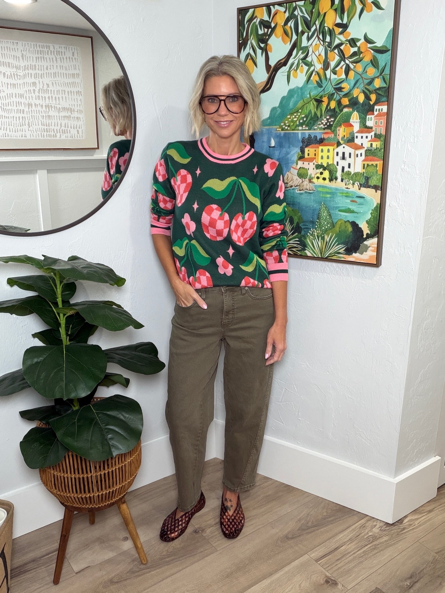 Another retro inspired top from OXKNIT!
I’m wearing a small. 

My jeans are older but I will link up a similar option.

#LTKootd #LTKgrwm #LTKOver40