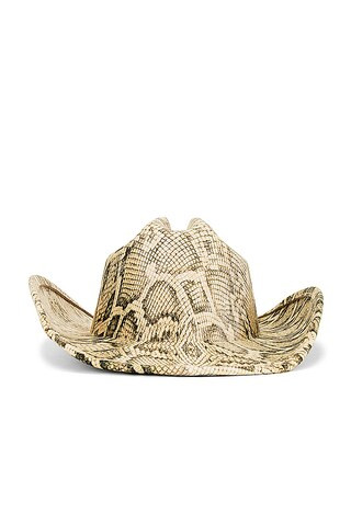 Cowboy Hat in Snakeskin | Revolve Clothing (Global)