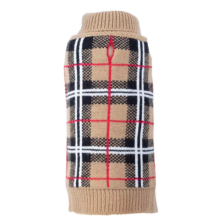 The Worthy Dog Plaid Turtleneck Pullover Sweater | Target