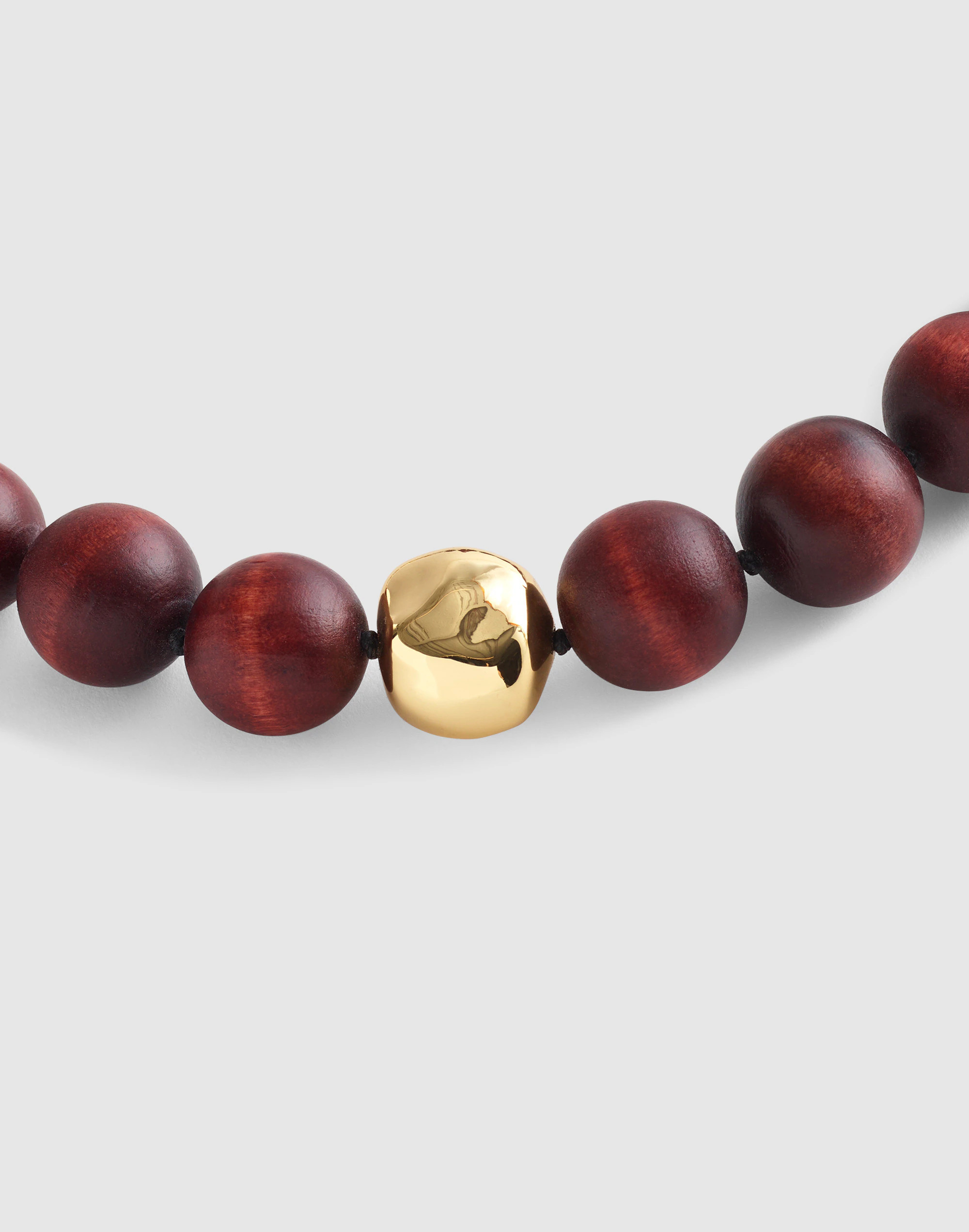 Madewell x Shopbop Oversized Wood Beaded Choker Necklace | Madewell