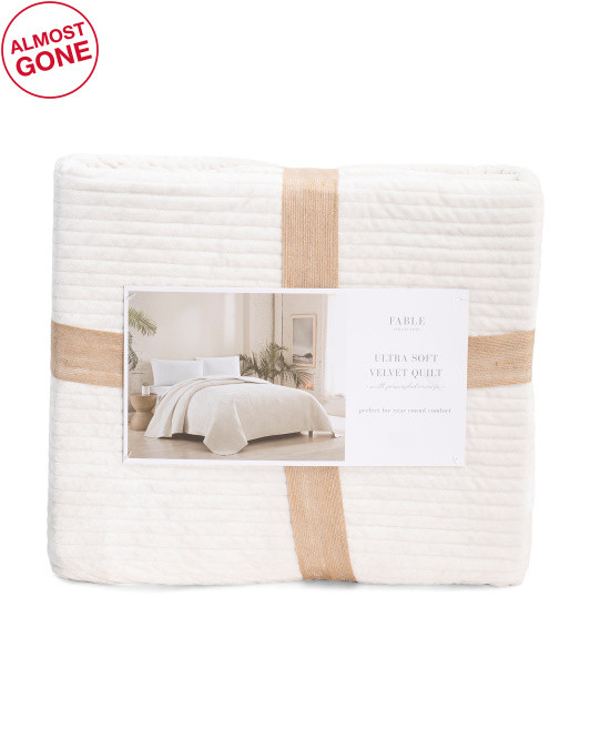 Velvet Quilt | TJ Maxx