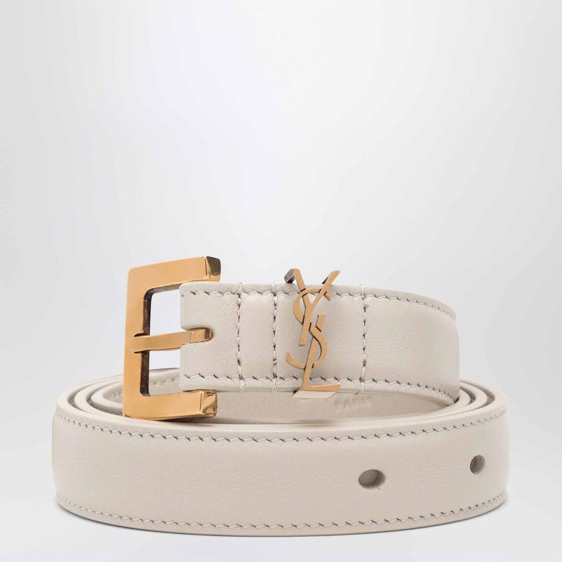 Monogram cream belt | The Double F