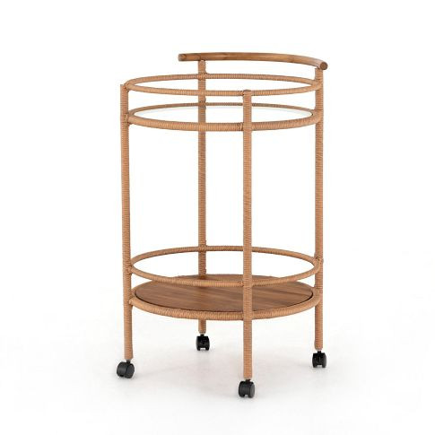 Yule Round Outdoor Bar Cart (22") | West Elm (US)