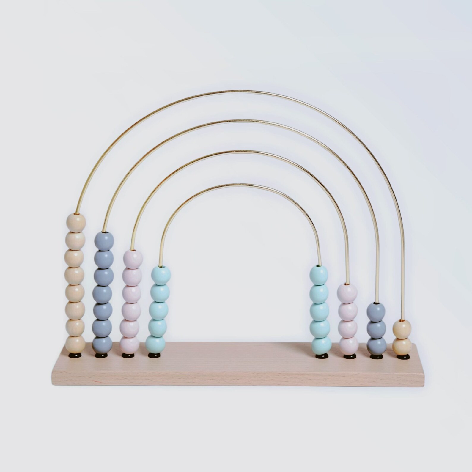 Boho Rainbow Abacus XL Size Wooden Educational Toy & Nursery - Etsy | Etsy (US)
