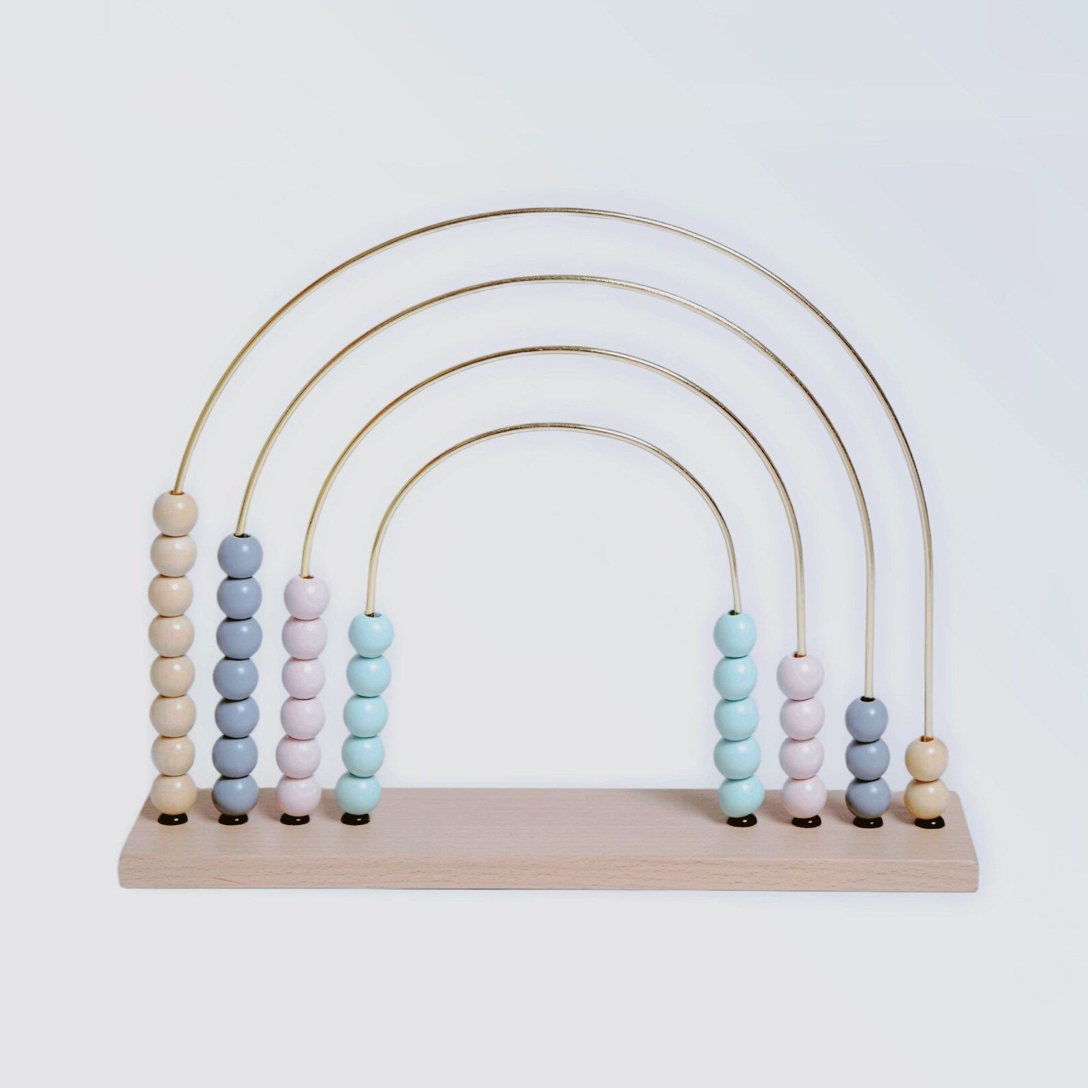 Boho Rainbow Abacus XL Size Wooden Educational Toy & Nursery - Etsy | Etsy (US)