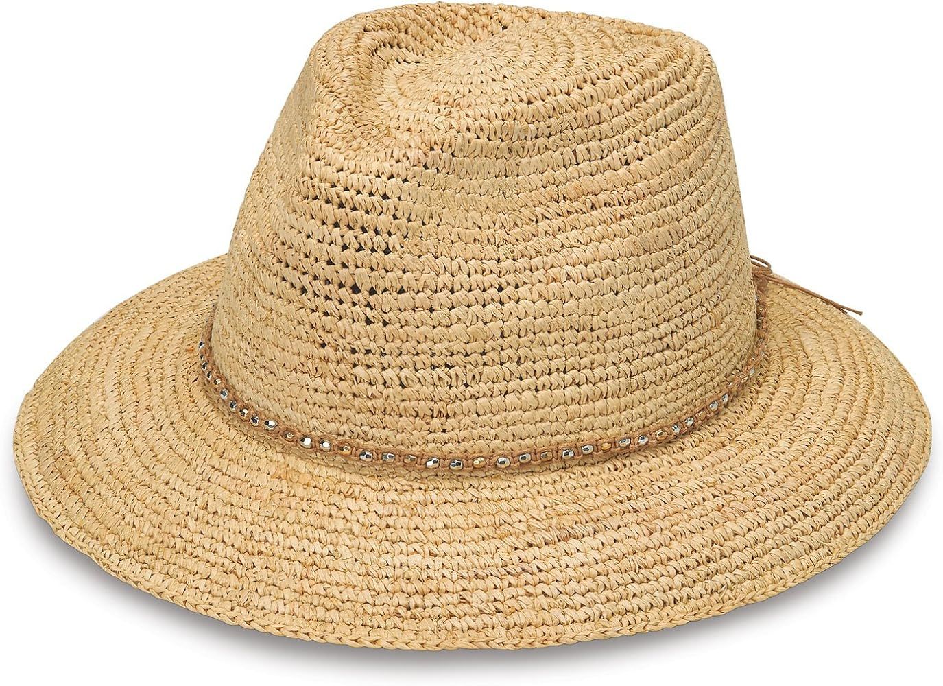 Wallaroo Hat Company – Women’s Malibu Fedora – Wide Brim Natural Fiber Sun Hat with Adjusta... | Amazon (US)