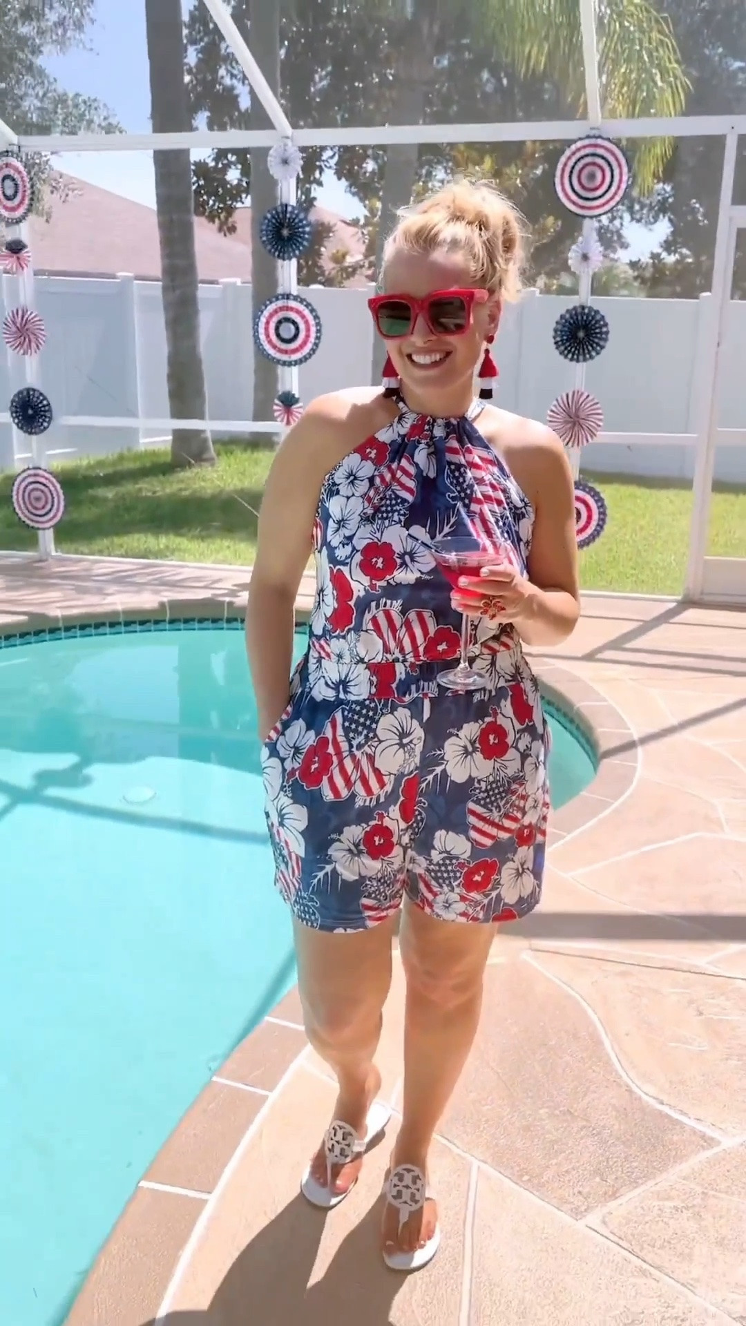 Are you having a pool party for the Fourth of July? Wear these clothes and accessories!

Wearing a large.

#LTKSeasonal #LTKOver40 #LTKSaleAlert #LTKTravel #LTKgrwm #LTKootd #LTKMidsize #LTKSwim #LTKvlog