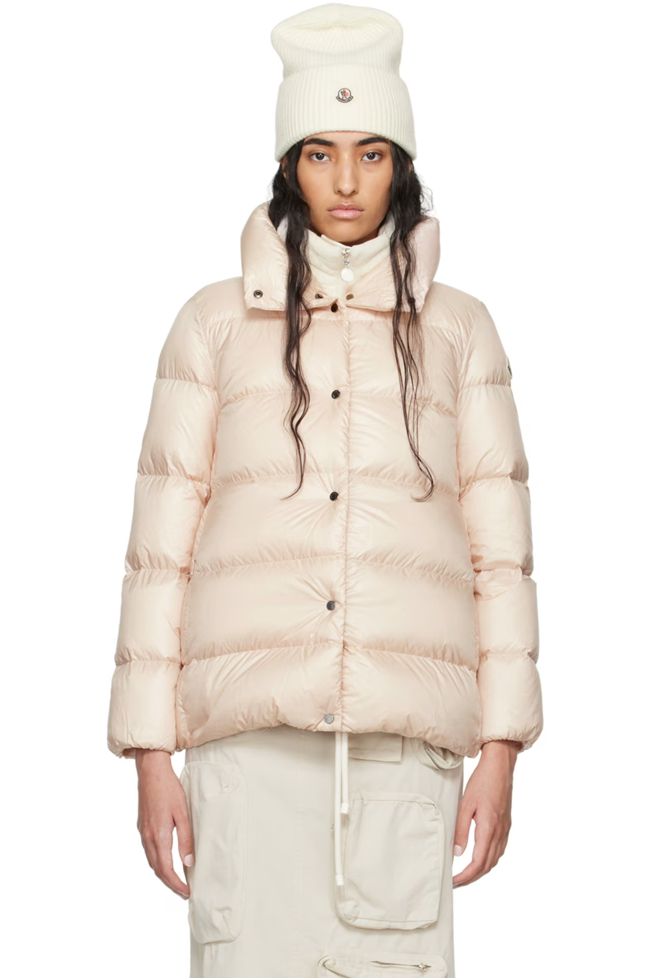 Pink Cochevis Down Jacket | SSENSE