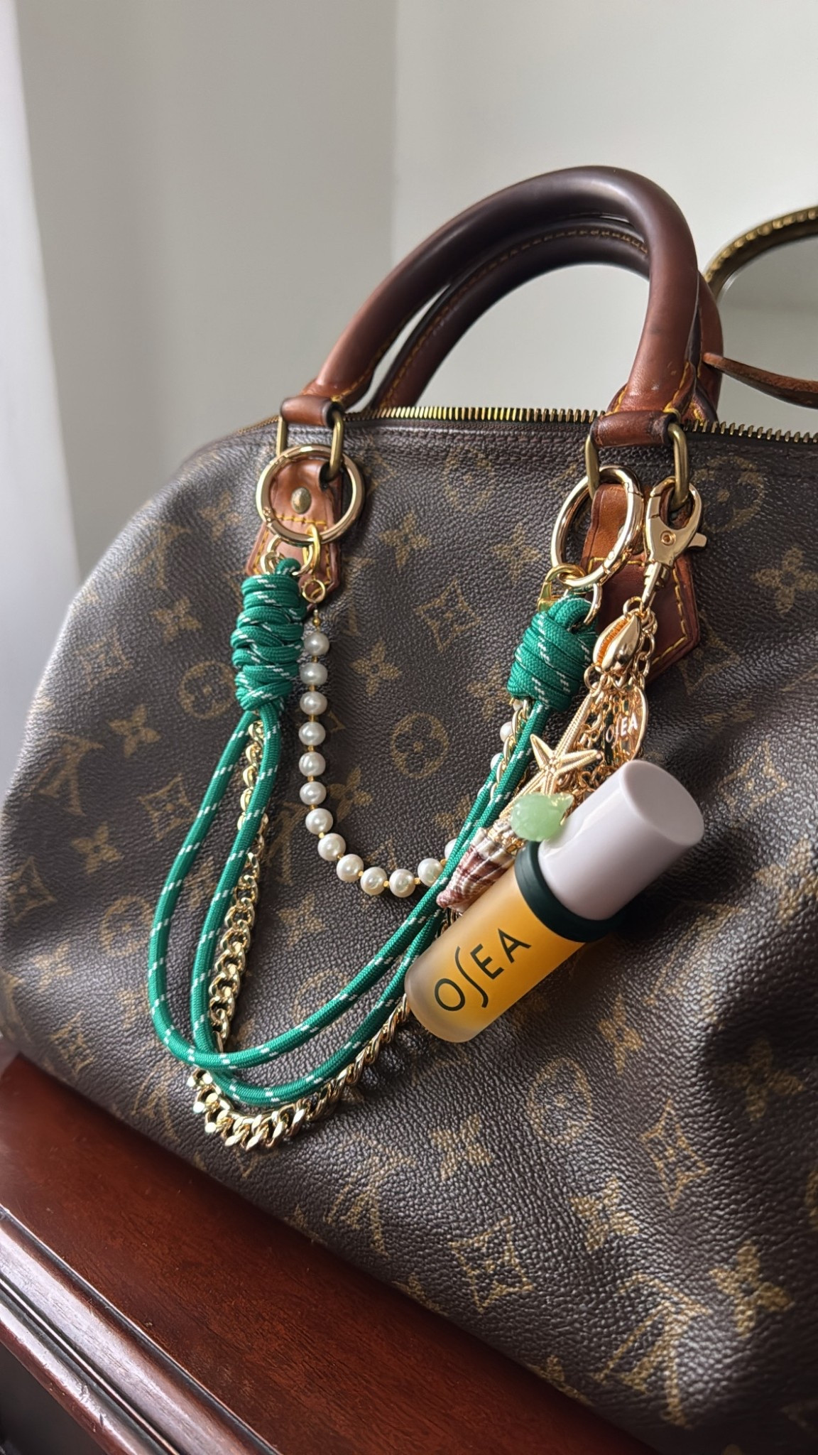 The LV Speedy is the perfect bag to decorate with charms including my go to lip oil from Osea! Use code ECOBABES for savings sitewide! xx

#LTKOver40 #LTKValentine #LTKBeauty