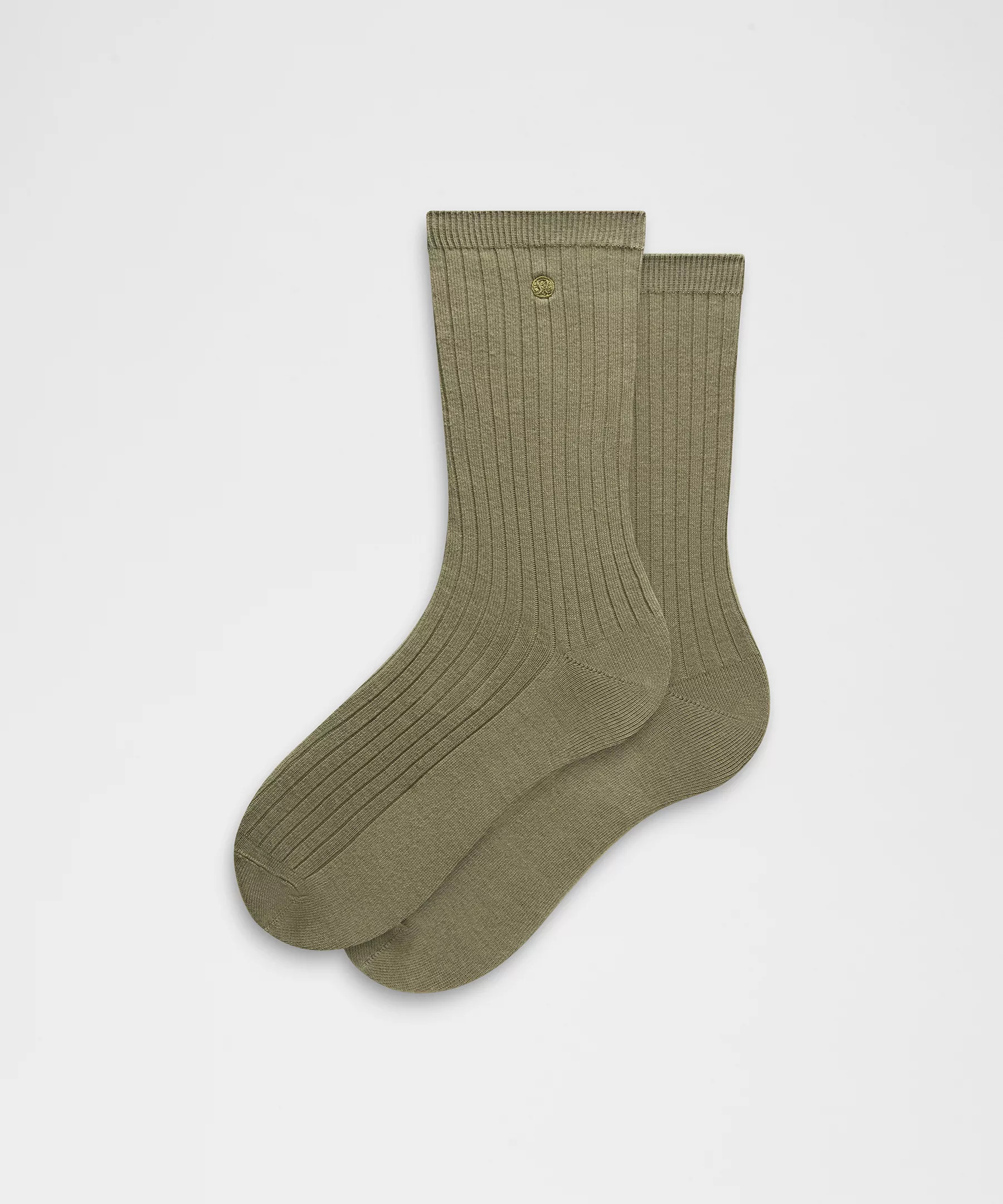 Unisex Ribbed Cotton-Blend Crew Socks | Lululemon (US)