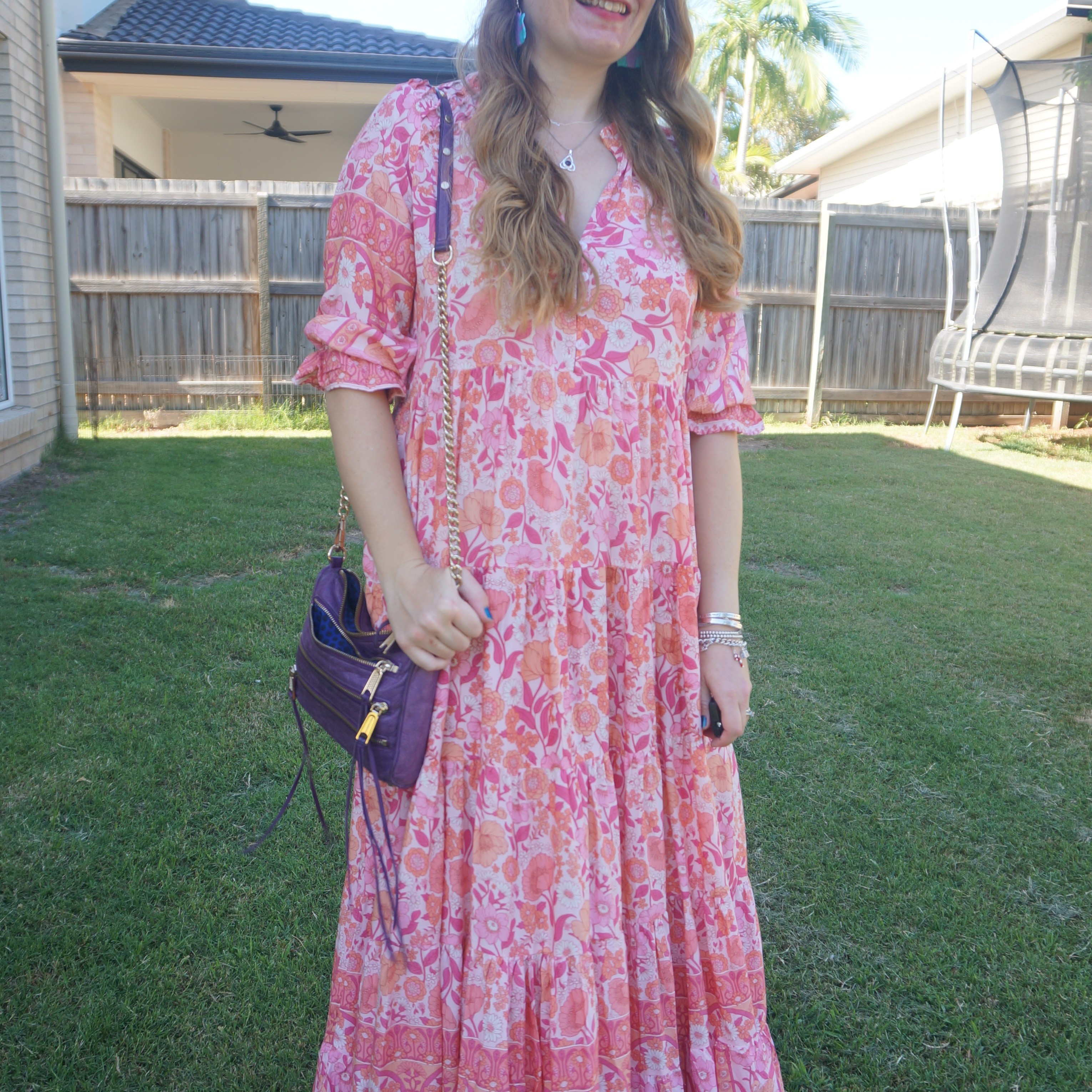 Jaase floral maxi dress with purple Rebecca Minkoff mini MAC 💜 💕

#LTKdresses #LTKbag #LTKaustralia