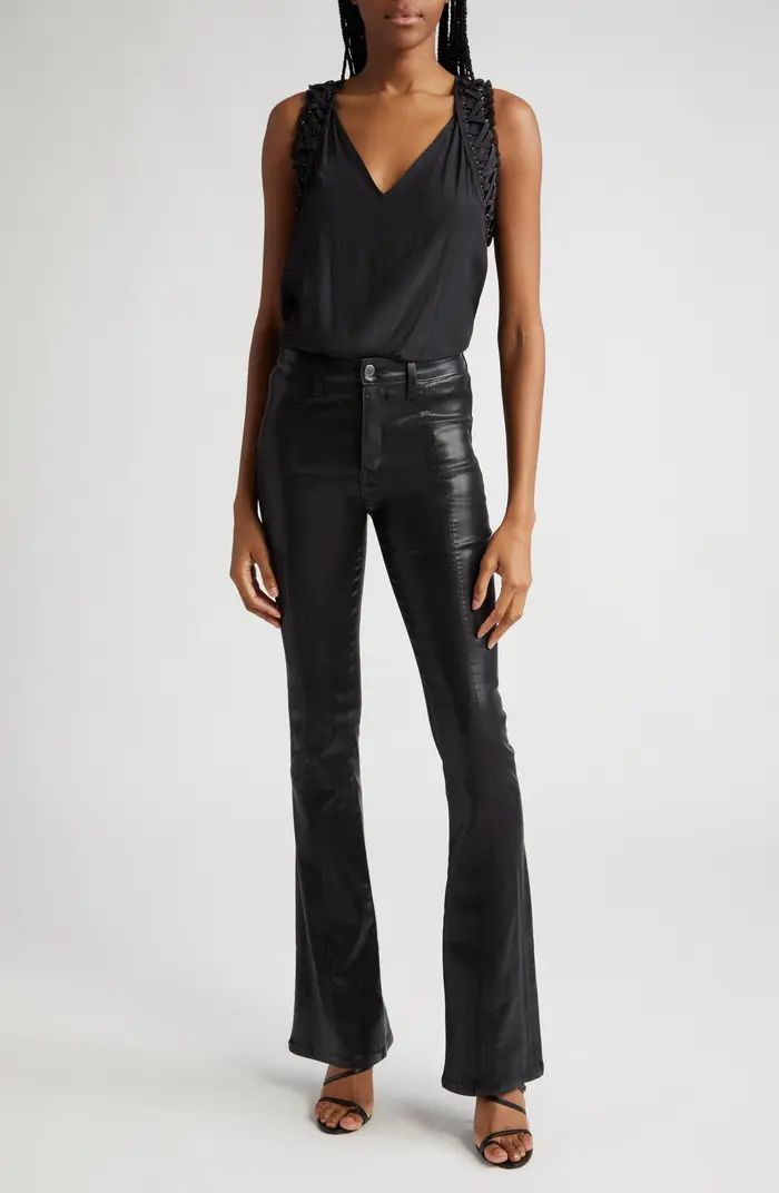 Ramy Brook Matilda Coated Flare Leg Jeans | Nordstrom | Nordstrom