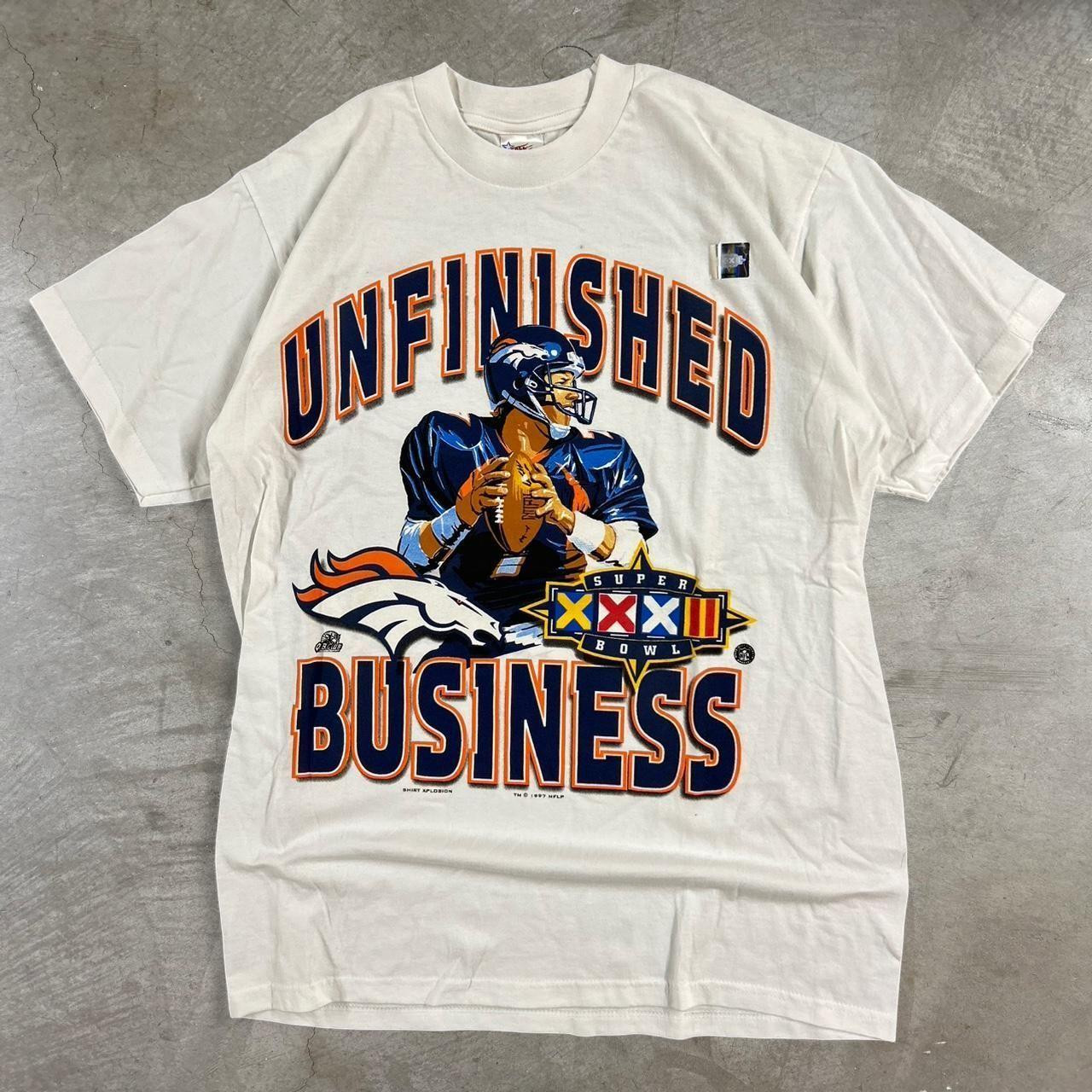 RARE! 1997 NOS Vintage Denver Broncos Super Bowl... | Depop US