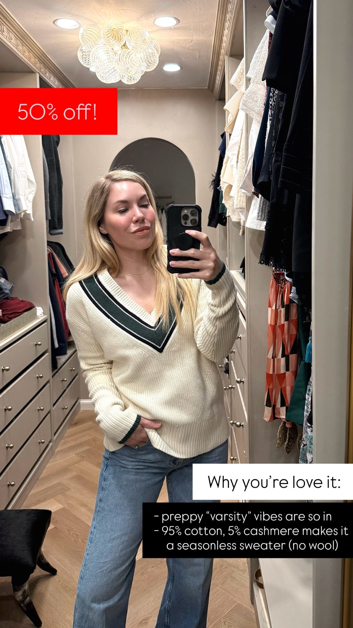 V neck sweater on sale!
Fall sale
Mother jeans