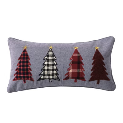 Rudolph Holiday Decorative Pillow Gray - Levtex Home | Target