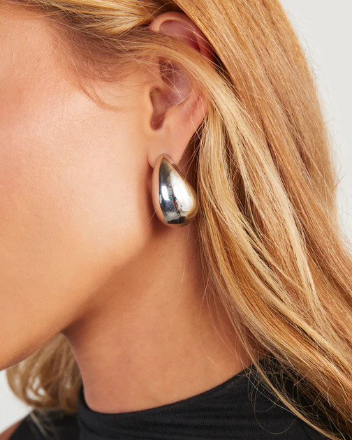 Dannie Teardrop Earrings - Silver | VICI