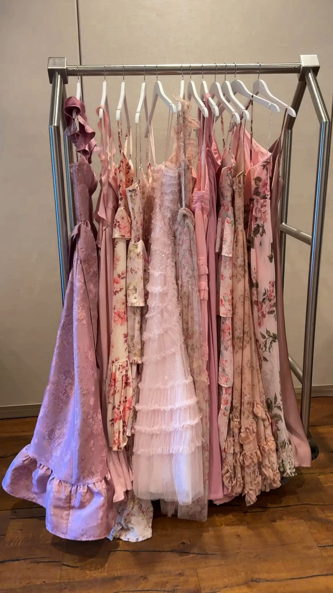 Pink floral bridesmaid dresses | wedding guest dresses for summer 

#LTKParties #LTKWedding #LTKVideo