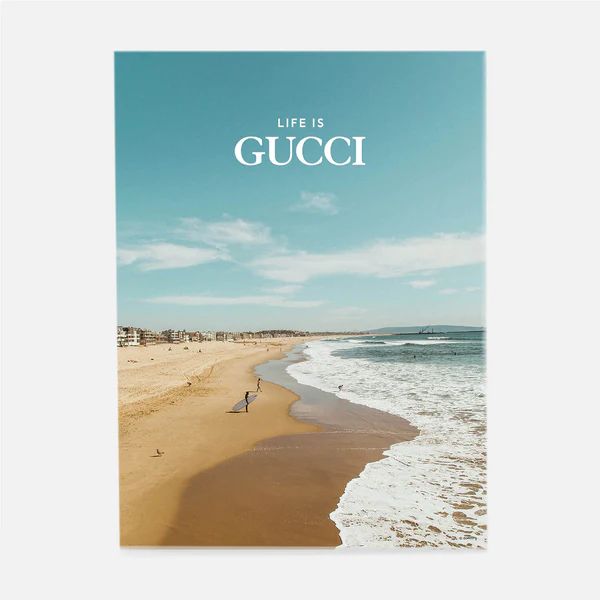 Life Is Gucci Print | Dormify