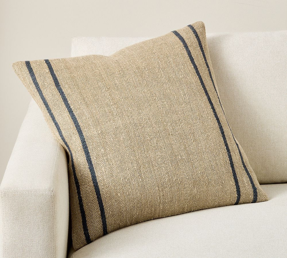 Claremore Striped Pillow | Pottery Barn (US)
