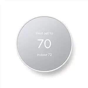 Google Nest Thermostat - Smart Thermostat for Home - Programmable Wifi Thermostat - Snow | Amazon (US)