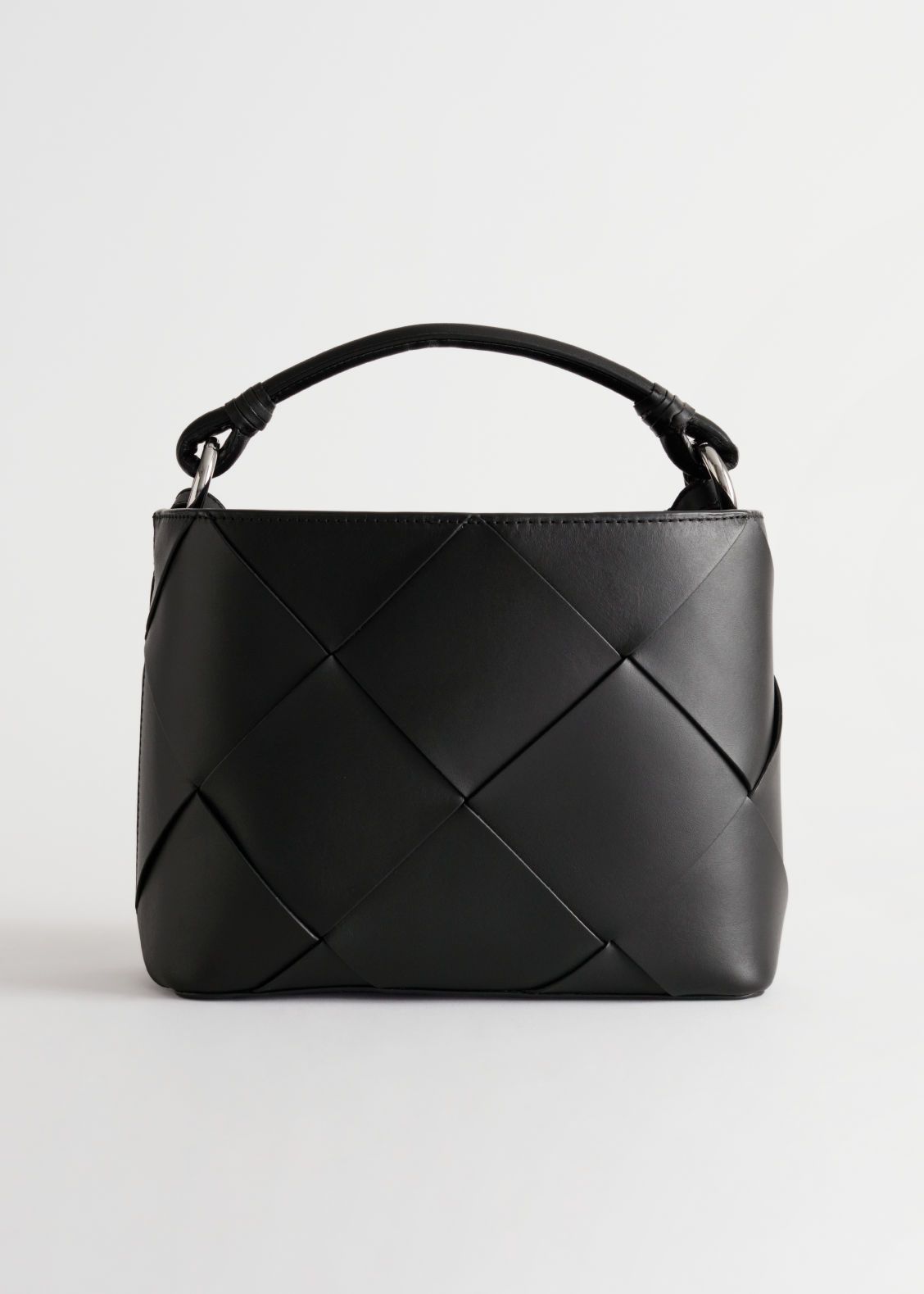 Braided Leather Bucket Bag | & Other Stories US