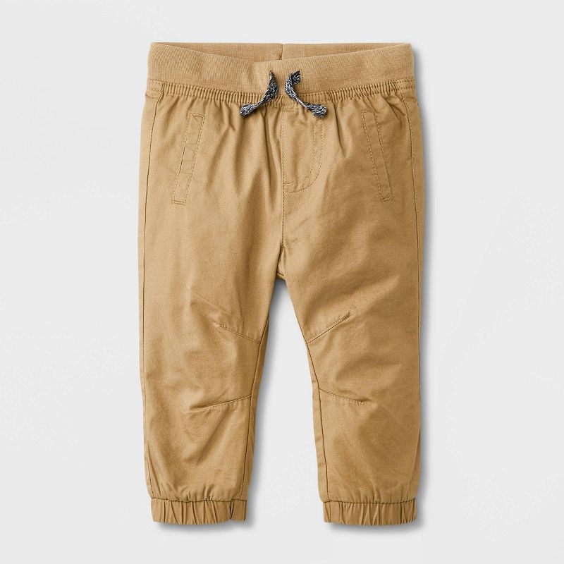 Baby Boys' Twill Pants - Cat & Jack™ Tan | Target