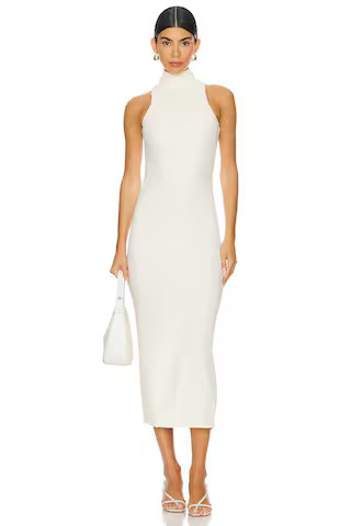Camila Coelho Agueda Midi Dress in Light Cream from Revolve.com | Revolve Clothing (Global)