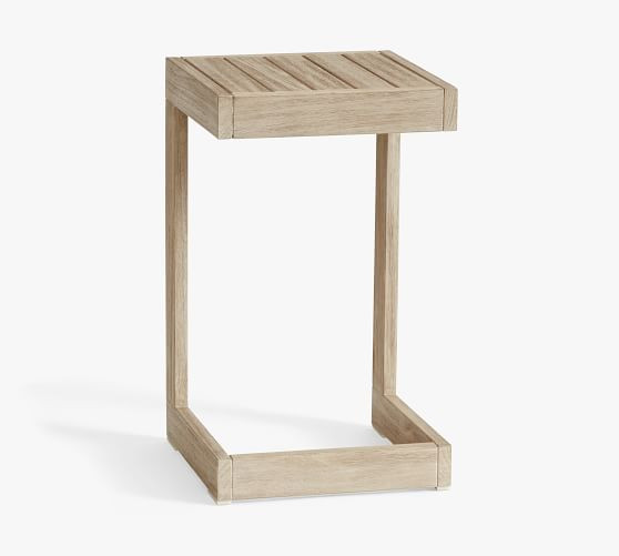 Indio 14" FSC® Eucalyptus C-Table | Pottery Barn (US)