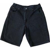 Vintage 90S Calvin Klein Black Denim Shorts Size 30 | Etsy (US)