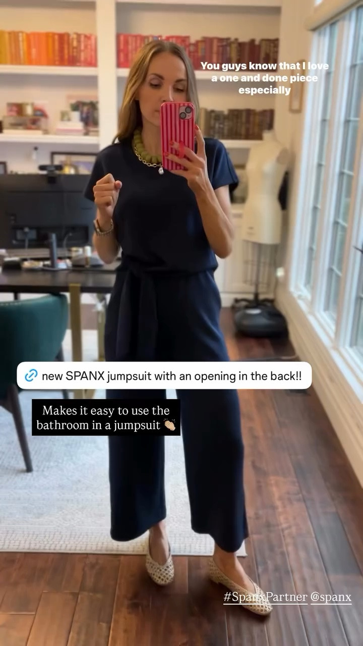 @Spanx jumpsuit- wearing a small

#LTKgrwm #LTKootd
