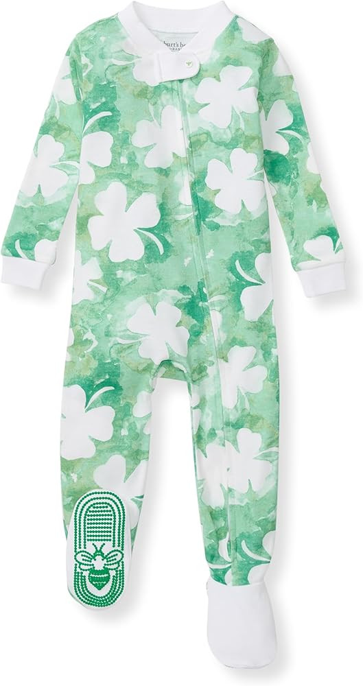 Burt's Bees Baby baby-boys Sleeper Pjs, 100% Organic Cotton, One-piece Footie, Zip Up Jumpsuit, S... | Amazon (US)
