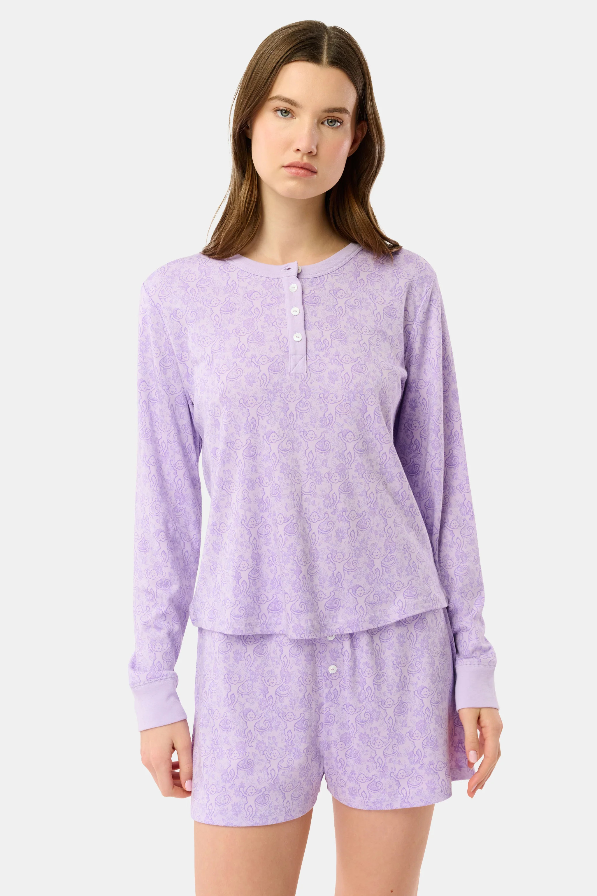 Monkey Floral Savannah Shortie | Roller Rabbit