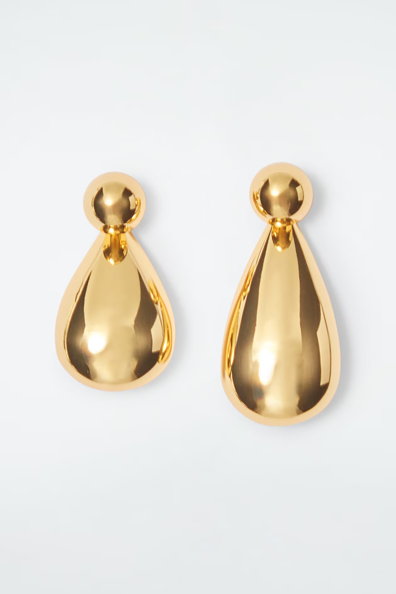 CONVERTIBLE CHUNKY DROPLET EARRINGS - GOLD | COS GB | COS UK