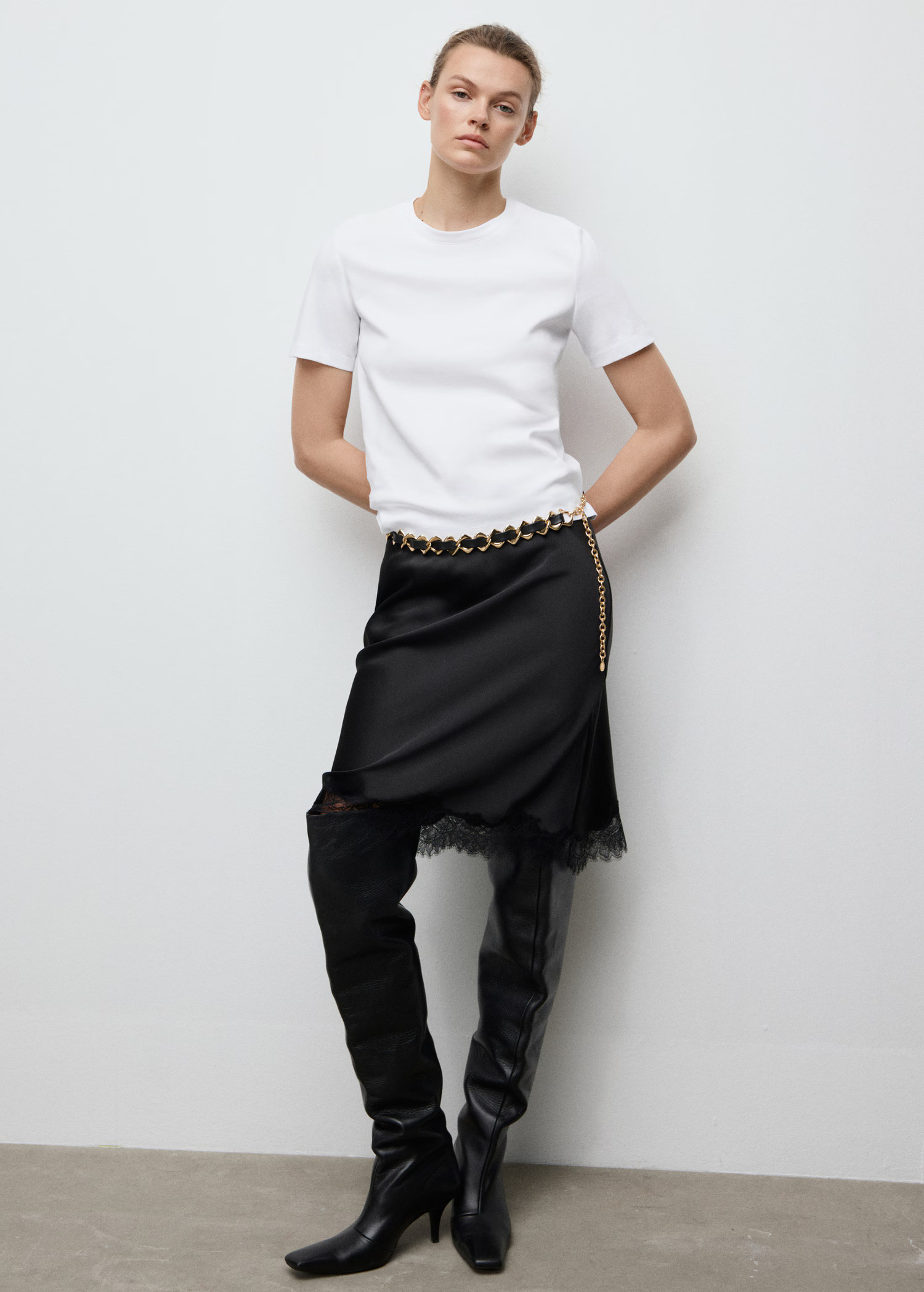 Cotton short-sleeved t-shirt | Mango (US/MX/AU)