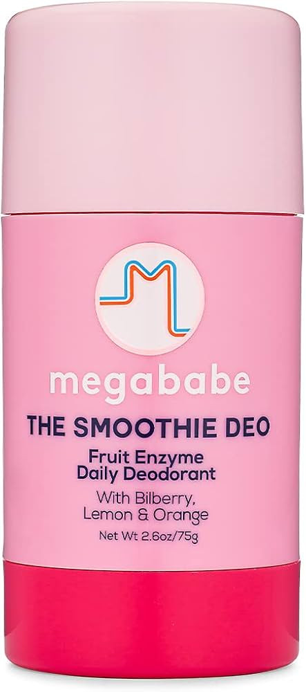 Megababe Daily Deodorant - The Smoothie Deo with Fruit Enzymes | Aluminum-Free, All Natural | 2.6... | Amazon (US)