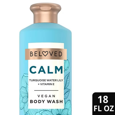 Beloved Calm Vegan Body Wash with Turquoise Water Lily & Vitamin E - 18 fl oz | Target
